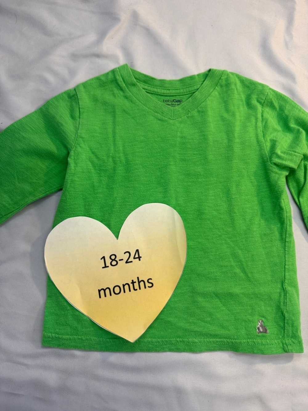 GAP - Green Long Sleeve Kids Shirt
